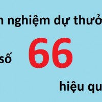 Kinh nghiệm dự thưởng bộ số 66 hiệu quả