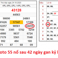 Sau 42 ngày gan kỷ lục loto 55 đã nổ