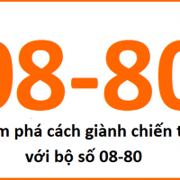 Khám phá cách giành chiến thắng với bộ số 08-80