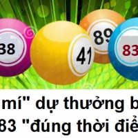 Dự thưởng bộ số 38-83 đúng thời điểm